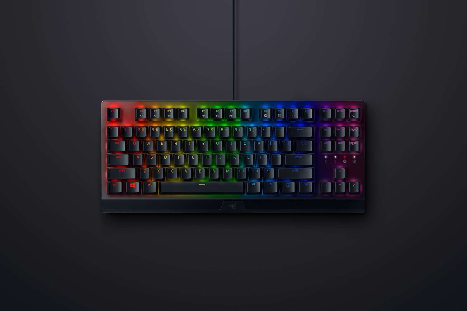 RAZER Razer BlackWidow V3 Mini HyperSpeed Phantom Edition 65% Wireless Mechanical Gaming Keyboard, Green Mechanical Switches, RGB Customizable Backlighting, US Layout, Black | RZ03-03892000-R3M1 - thumbnail 4
