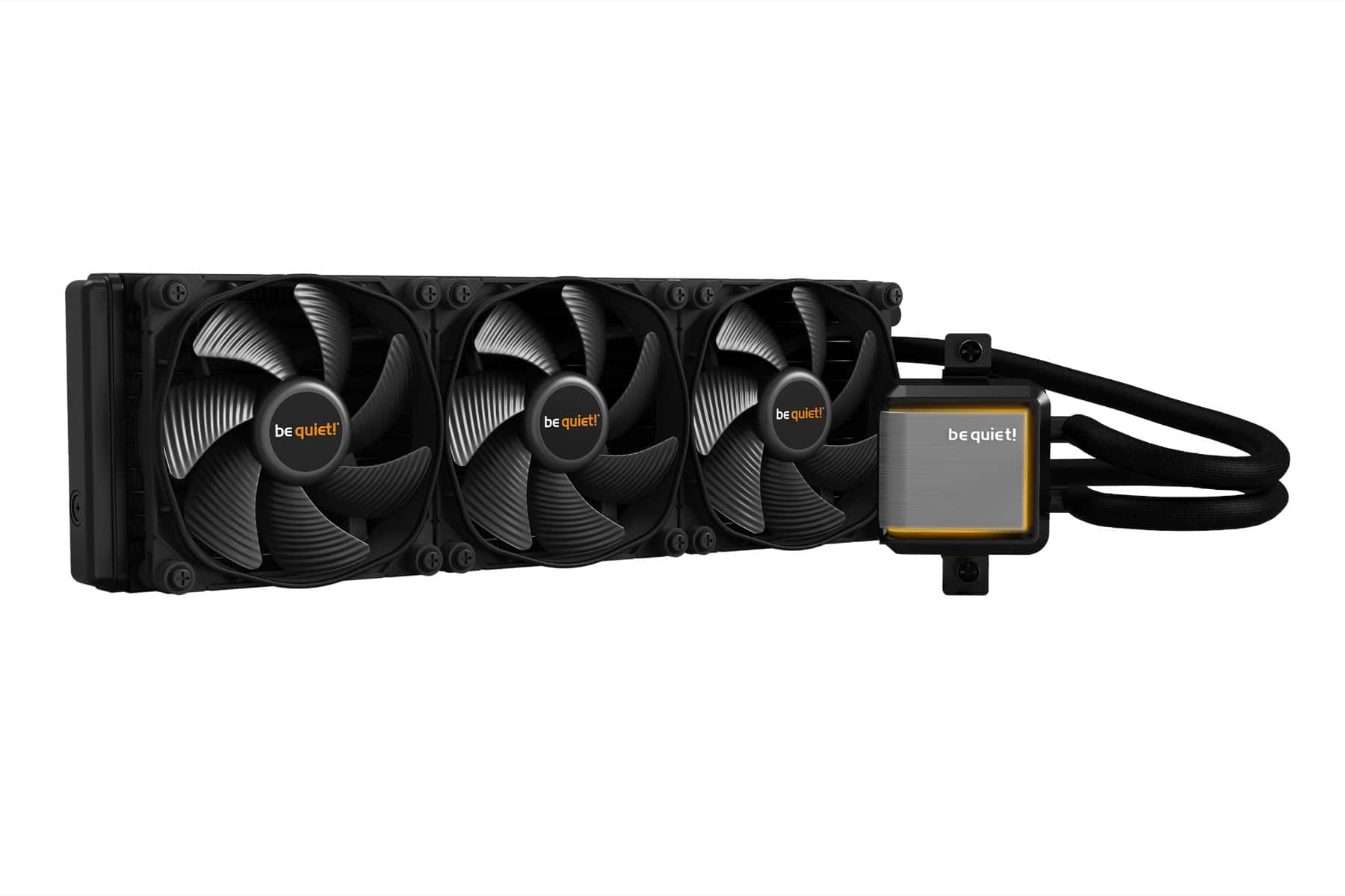 Be quiet! Be Quiet! Silent Loop 2 360mm CPU Liquid Cooler, 3x Silent Wings 3 120mm PWM High-Speed Fans, 2800 RPM Pump Speed, 2200 RPM Fan Speed, Up to 85.8 CFM Airflow, Black | BW012 - thumbnail 2