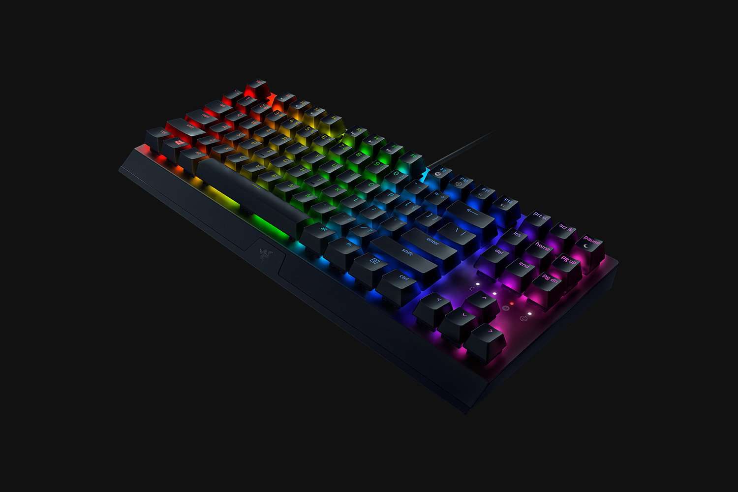RAZER Razer BlackWidow V3 Mini HyperSpeed Phantom Edition 65% Wireless Mechanical Gaming Keyboard, Green Mechanical Switches, RGB Customizable Backlighting, US Layout, Black | RZ03-03892000-R3M1 - thumbnail 5