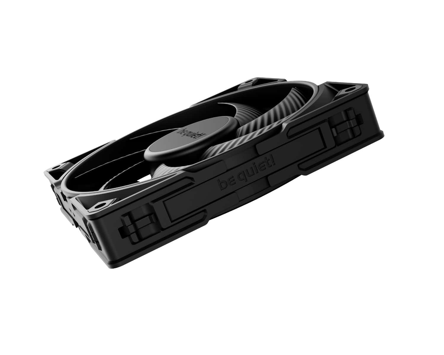 Be quiet! Be Quiet! Silent Wings Pro 4 140mm PWM Case Fans, 7 Optimized Fan Blades, 2400 RPM Fan Speed, Up to 165.5 CFM Fan Airflow, FDB Bearing Technology, Black | BL099 - thumbnail 1