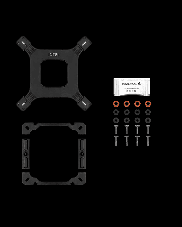 DEEPCOOL DeepCool AG400 Digital Black ARGB Single Tower 120mm CPU Cooler, 2000 RPM Fan Speed, Black | AG400-BKADMN-G-1 - thumbnail 2