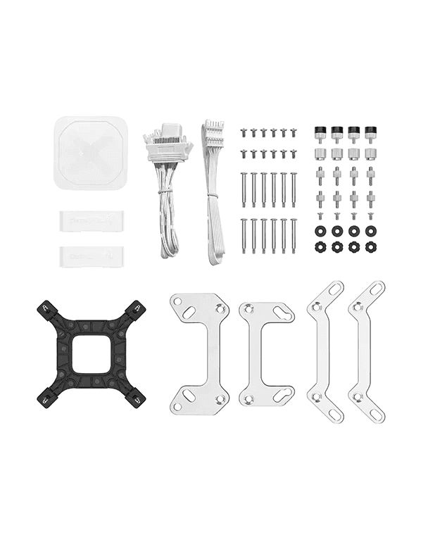 DEEPCOOL DeepCool LS720 SE WH AIO Liquid CPU Cooler, 360mm Radiator, 120mm ARGB Fans, 500~2250 RPM Fan Speed, 85.85 CFM Airflow, 3100 RPM Pump Speed, ARGB LED Lights, Hydro Bearing, White | R-LS720-WHAMMM-G-1 - thumbnail 4