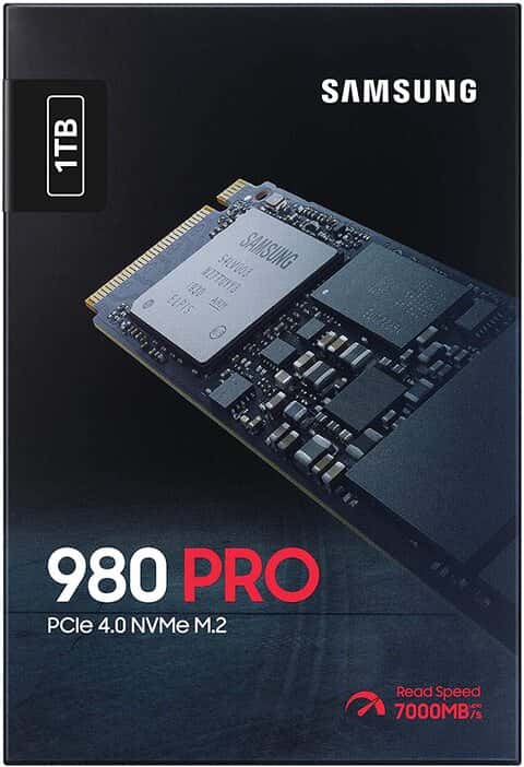 SAMSUNG SAMSUNG 980 PRO PCIE 4.0 NVME M.2 1TB SSD 7000MB/S  mn-mz-v8p1to -MZ-V8P1TOBW /8806090295546 - thumbnail 2