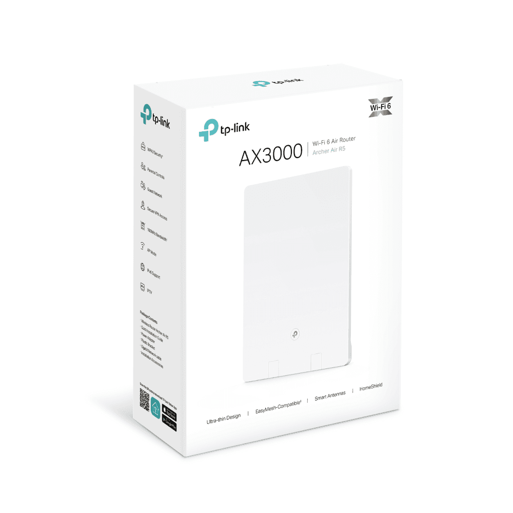 TP-Link Archer Air R5 AX3000 Dual-Band Wi-Fi 6 Air Router thumbnail 3
