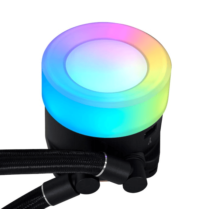 LIAN LI Lian Li GA2T24INB Galahad II Trinity 240 AIO CPU Liquid Cooler 240mm - ARGB Daisy-chainable Radiator UNI Fan SL-INF - Intel?? LGA 1700, 1200, 115X, AMD?? AM5/AM4 Sockets - with SL Infinity Fans Black - thumbnail 6
