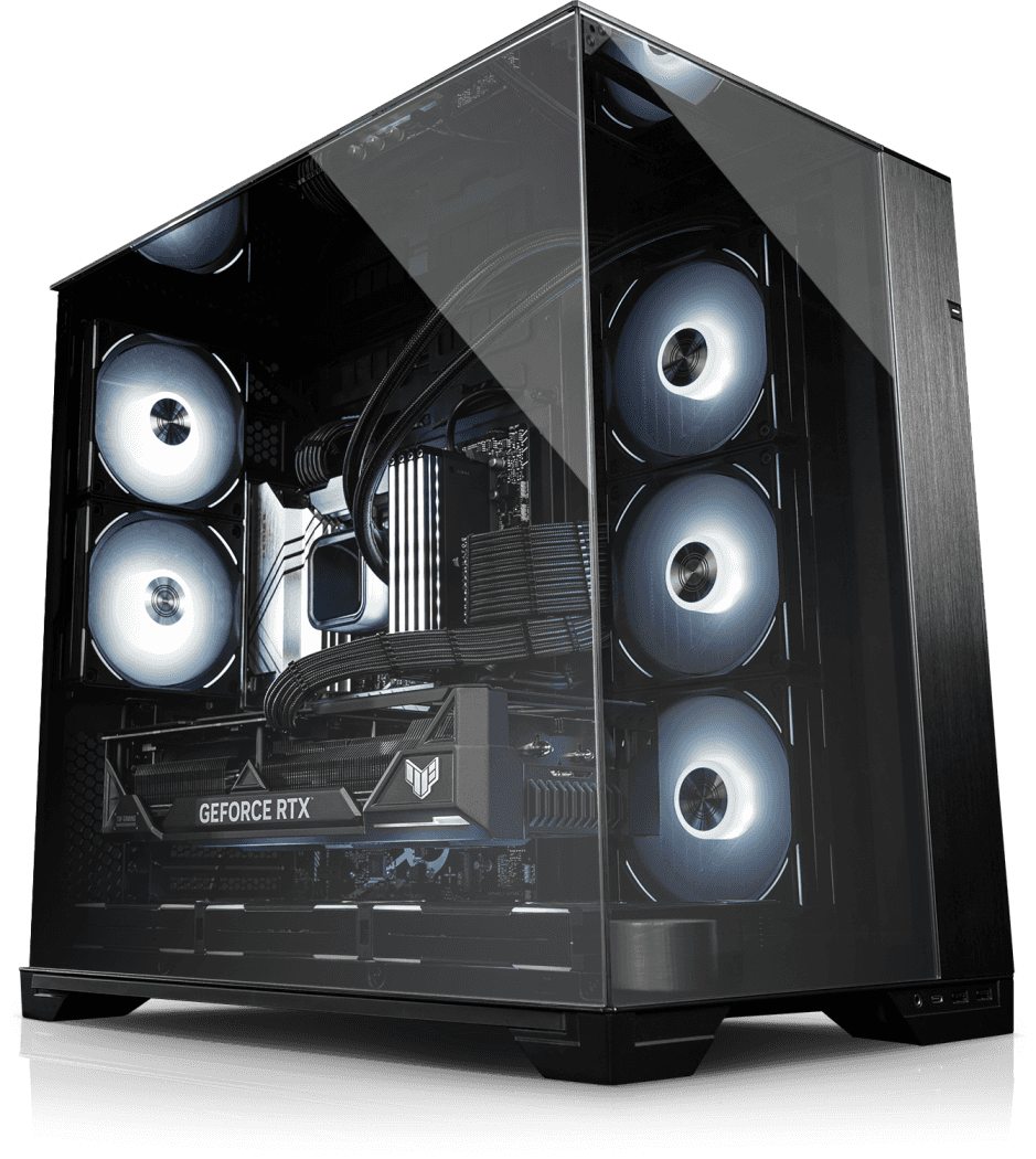 Gaming PC, AMD Ryzen 7 9800X3D, 8 Cores / 16 Threads, RX 9070 XT OC 16GB GDDR6, 32GB (2×16GB) DDR5 6000MHz, 990 PRO 1TB NVMe, 360mm Liquid Cooler, 850W - thumbnail 1