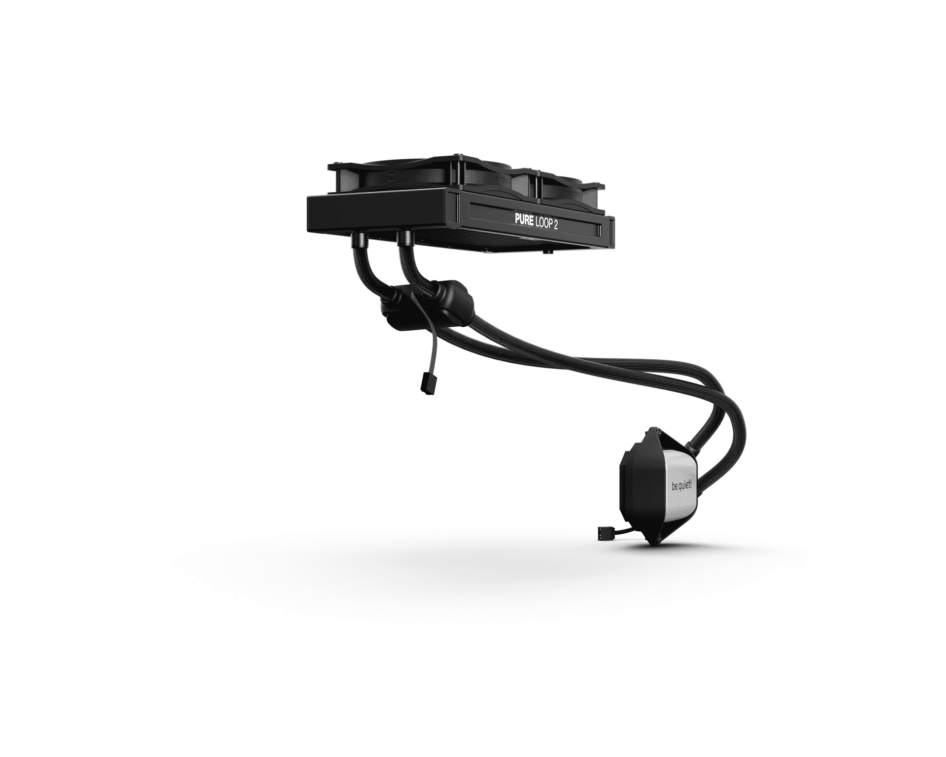 Be quiet! be quiet! Pure Loop 2 280mm AIO Liquid CPU Cooler, Dual Pure Wings Fans, ARGB Block, Doubly Decoupled PWM Pump, Refillable Design | BW018 - thumbnail 4