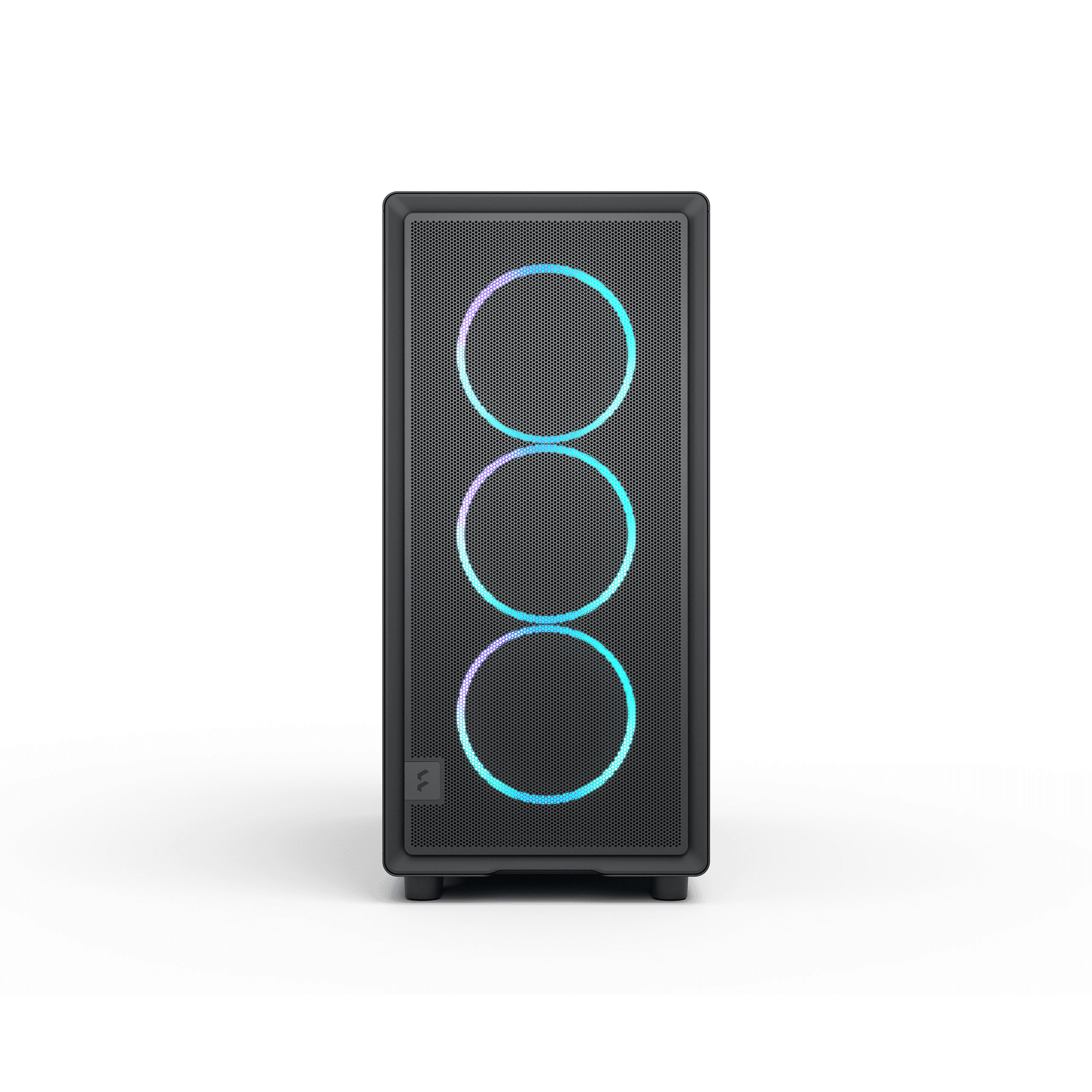 Fractal Design Fractal Design Epoch Black TG RGB Light ATX Mid-Tower Case, 270° Panoramic Mesh, 3x Momentum 12 RGB Fans, USB-C 20Gbps, Black Solid | FD-C-EPO1A-04 - thumbnail 2