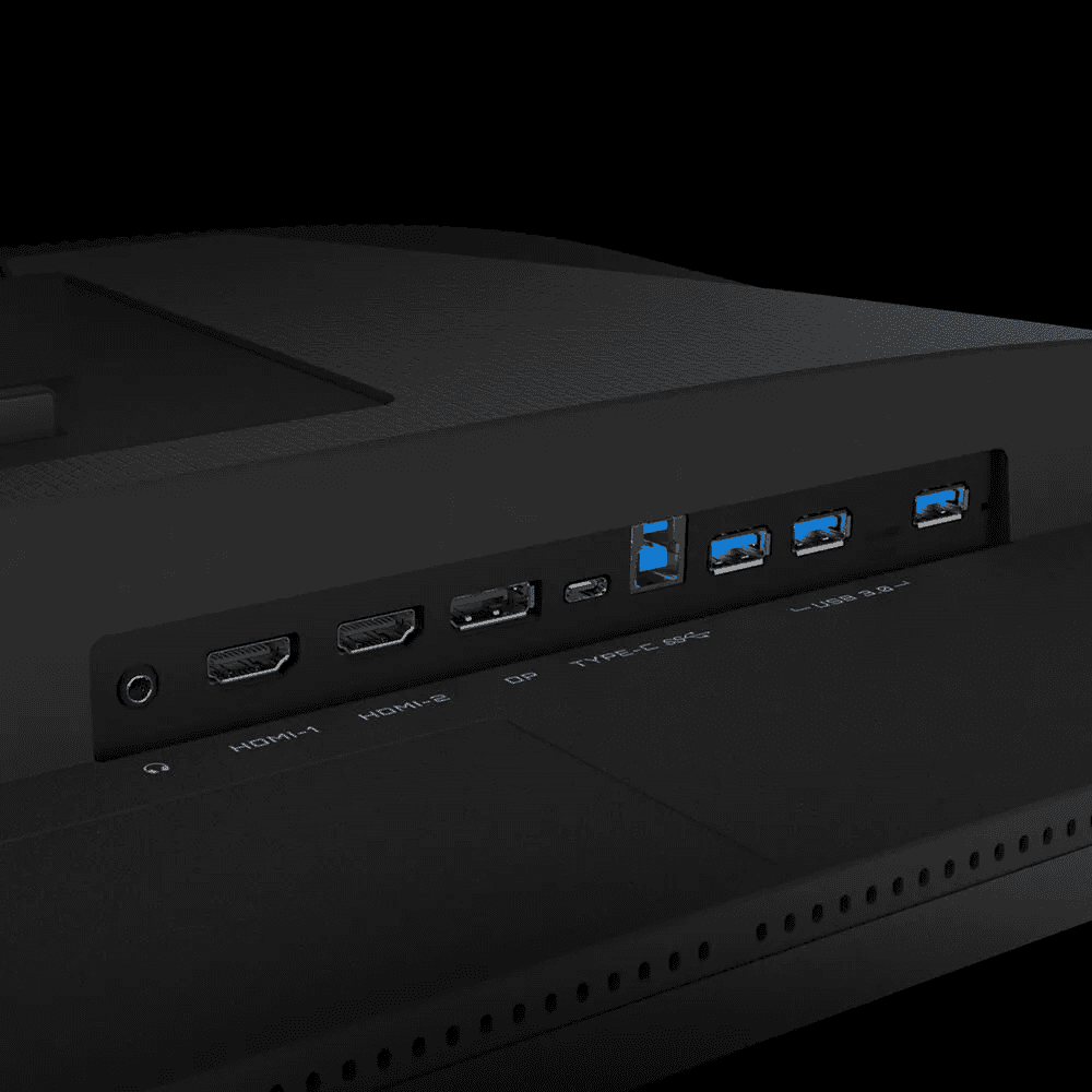 Gigabyte Gigabyte M28U 28" SS IPS Display Gaming Monitor, 144Hz Refresh Rate, 3840 x 2160 4K/UHD, Adaptive-Sync, 1ms Response Time, 94% DCI-P3, 8bits Display Colors,HDMI 2.1/DP 1.4/ USB-C, Black | M28U-EK - thumbnail 4