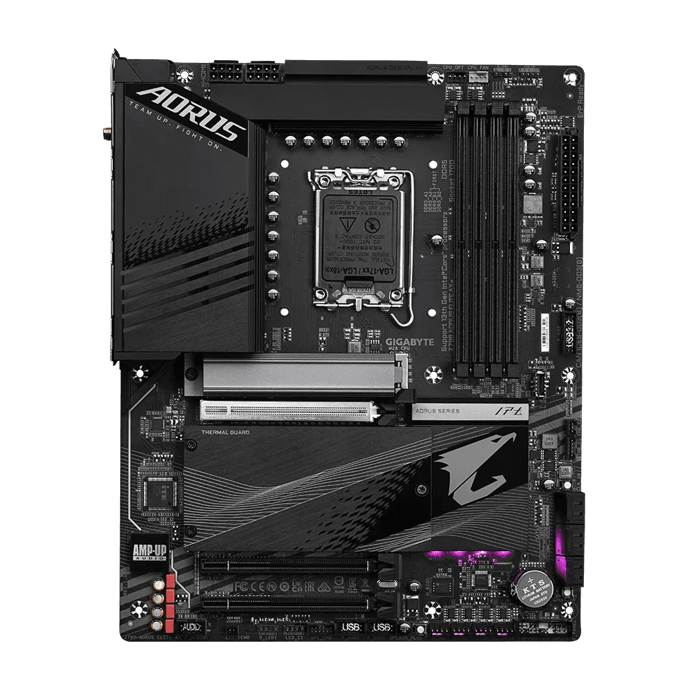Gigabyte Gigabyte Z790 Aorus Elite AX Rev1 DDR5 LGA1700 ATX Motherboard | Z790-AORUS-ELITE-AX - thumbnail 2