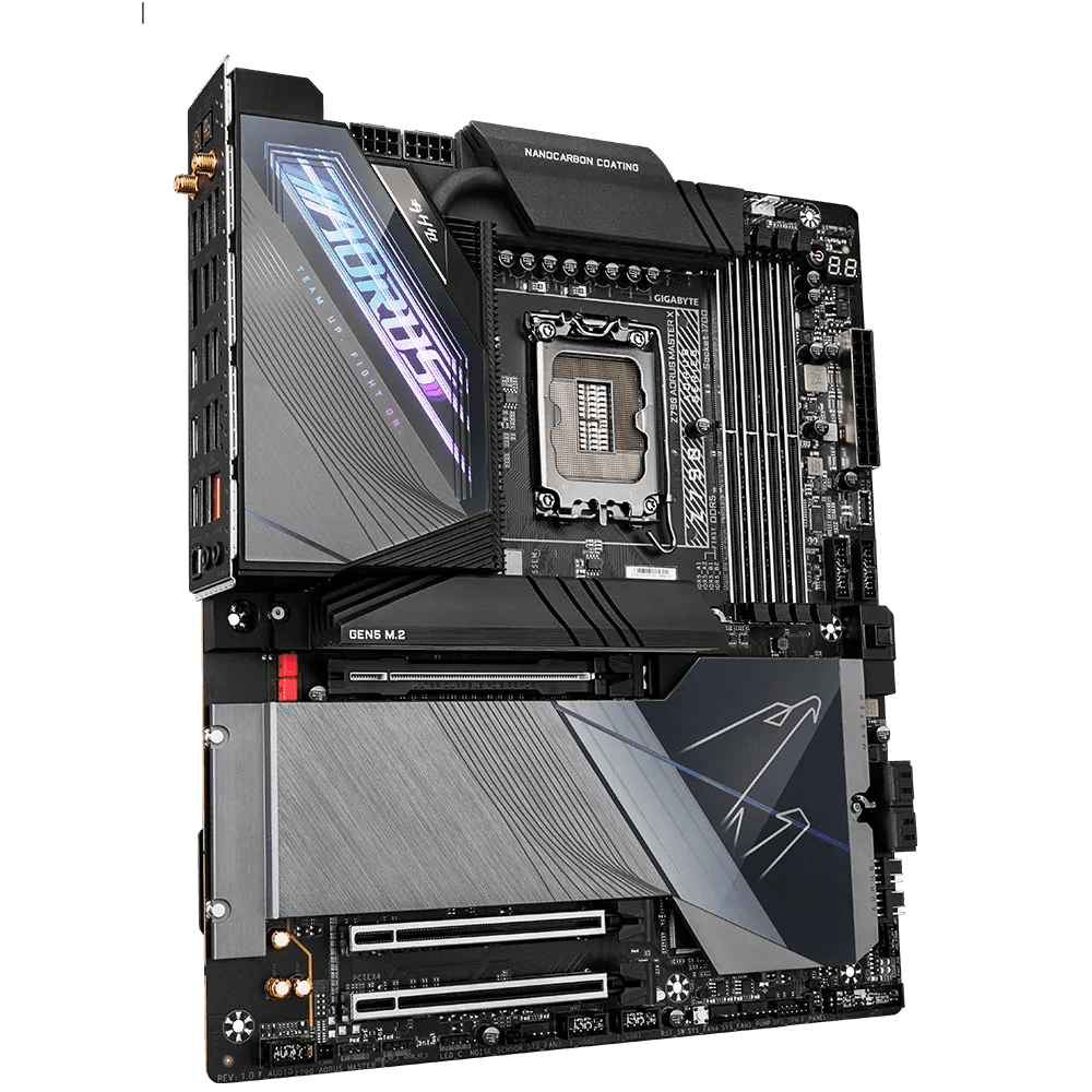 Gigabyte Gigabyte Z790 AORUS MASTER X LGA 1700 E-ATX Motherboard, Z790 Chipset, 4 x DDR5 DIMM, Supporting Up to 128GB | Z790 AORUS MASTER X - thumbnail 4