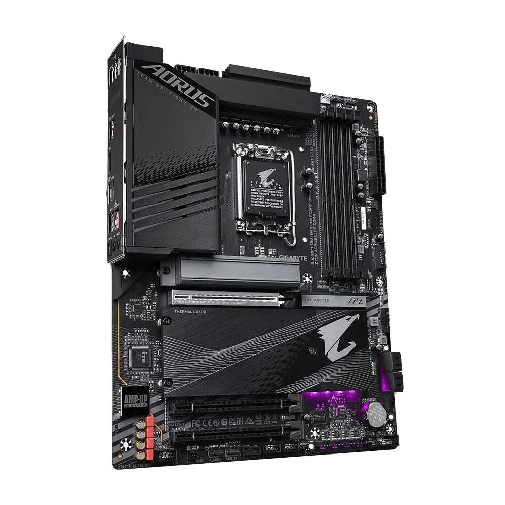 Gigabyte GIGABYTE Z790 AORUS ELITE DDR4 LGA1700 ATX Motherboard, Intel Z790 Chipset, 4 x DDR4 DIMM, 128GB Max Memory, Realtek 2.5GbE LAN, 1x M.2, 1 x PCI E x16, 1x HDMI,USB 3.2/2.0 | Z790-A-ELITE-DDR4 - thumbnail 2