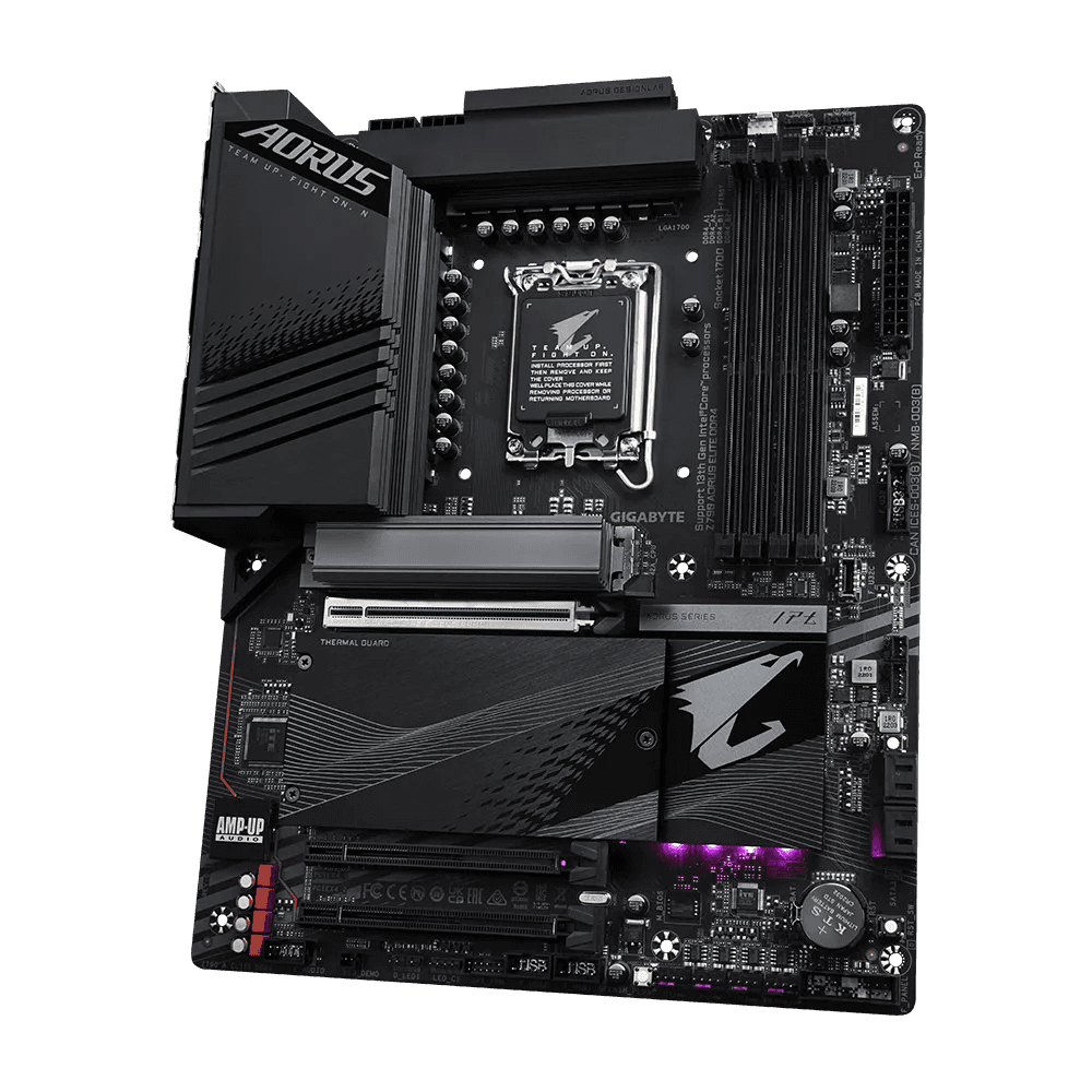 Gigabyte GIGABYTE Z790 AORUS ELITE DDR4 LGA1700 ATX Motherboard, Intel Z790 Chipset, 4 x DDR4 DIMM, 128GB Max Memory, Realtek 2.5GbE LAN, 1x M.2, 1 x PCI E x16, 1x HDMI,USB 3.2/2.0 | Z790-A-ELITE-DDR4 - thumbnail 3