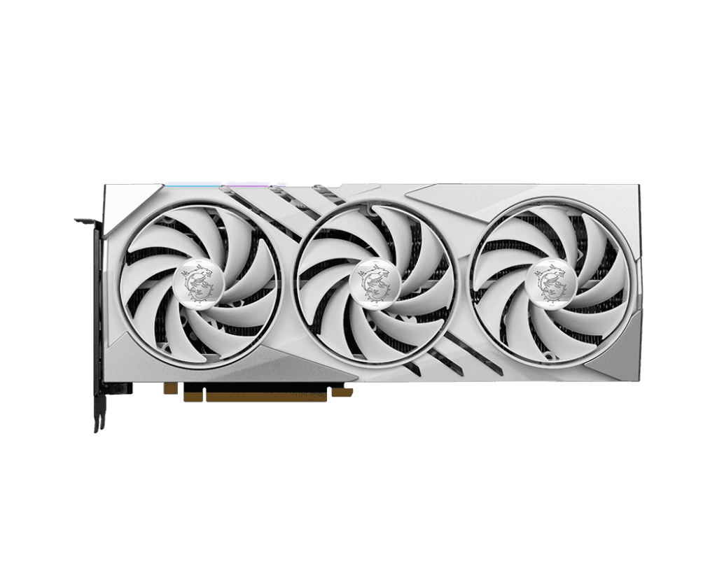 MSI MSI GeForce RTX 4070 Ti GAMING X SLIM 12G Graphics Card - White, DLSS 3 | 912-V513-425 - thumbnail 2