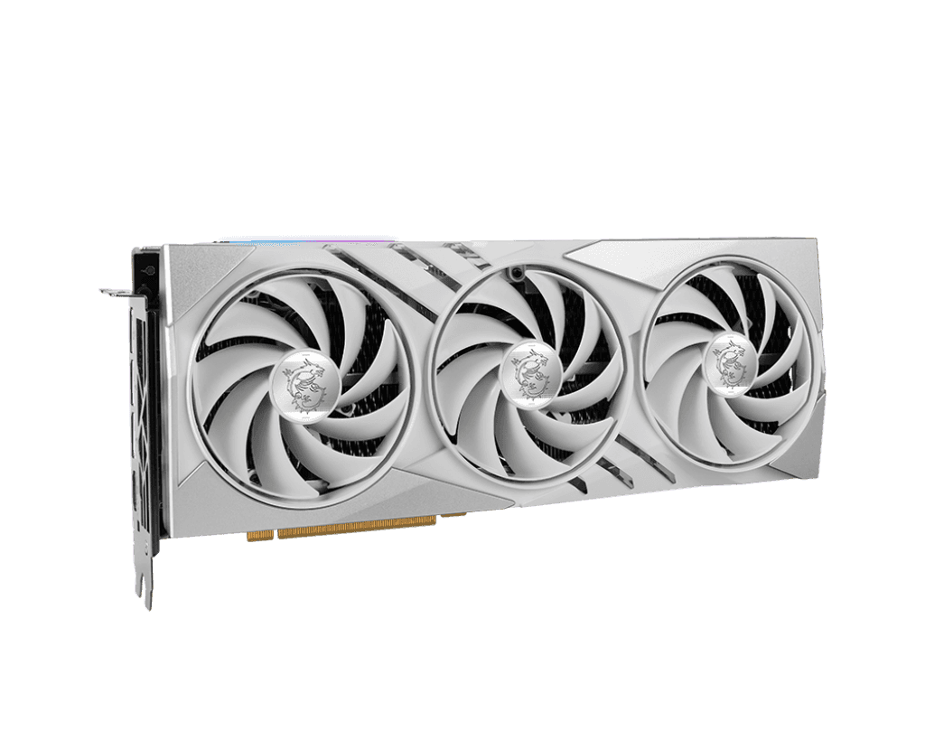 MSI MSI GeForce RTX 4070 Ti GAMING X SLIM 12G Graphics Card - White, DLSS 3 | 912-V513-425 - thumbnail 5