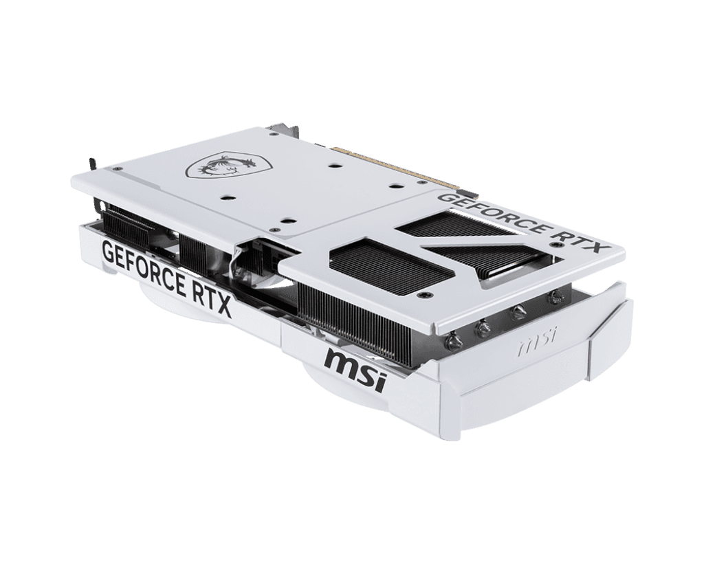 MSI GeForce RTX 5070 12G VENTUS 2X OC White Graphics Card, 12GB GDDR7 192-Bit Memory,6144 Cuda Cores, 2542 MHz Boost Clock, 28 Gbps Memory Speed, PCI Express Gen 5 | 912-V532-010 - thumbnail 6