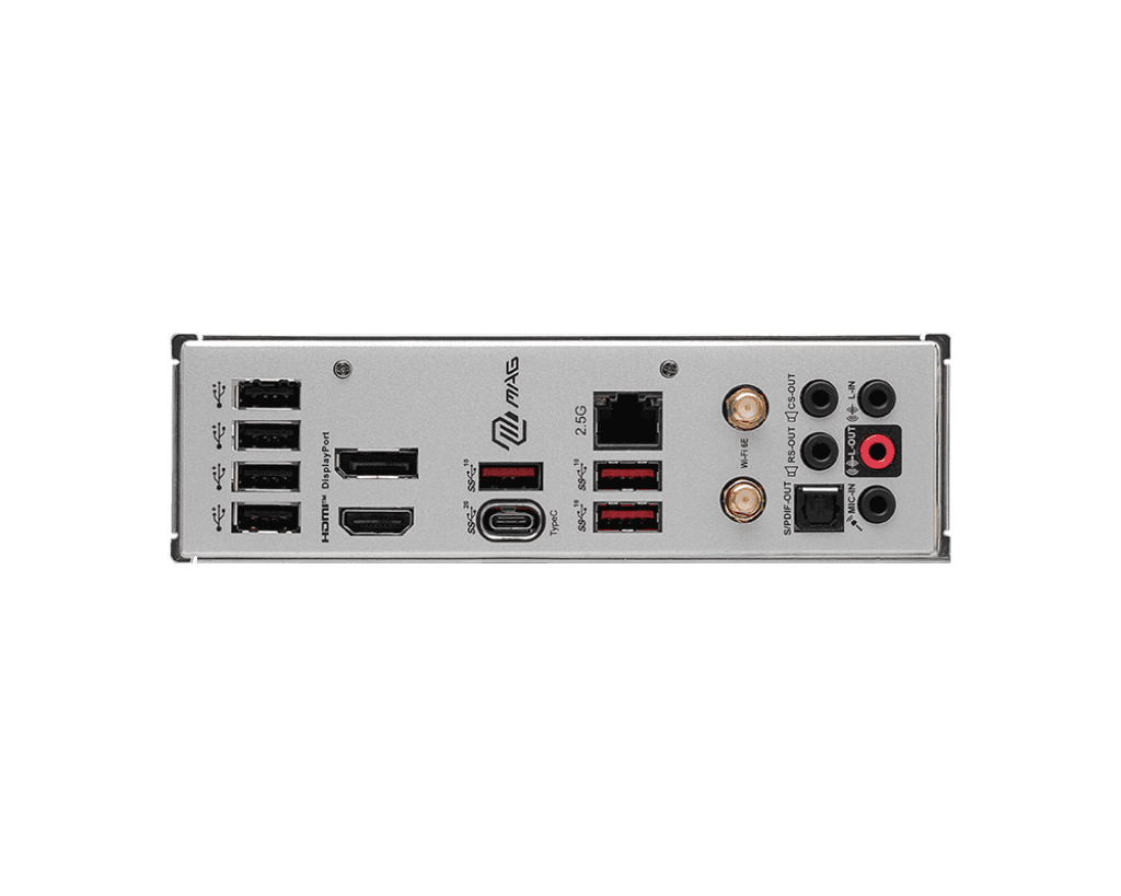 MSI  MSI MAG B760M MORTAR WIFI II LGA1700 mATX Motherboard, Intel B760 Chipset, 4x DDR5 /192GB Max Memory, 2x PCI-E x16, Wi-Fi 6E / 2.5Gbps LAN / BT V5.3, HDMI / DP1.4, USB 3.2 Type-C / A | 911-7E13-001 - thumbnail 5
