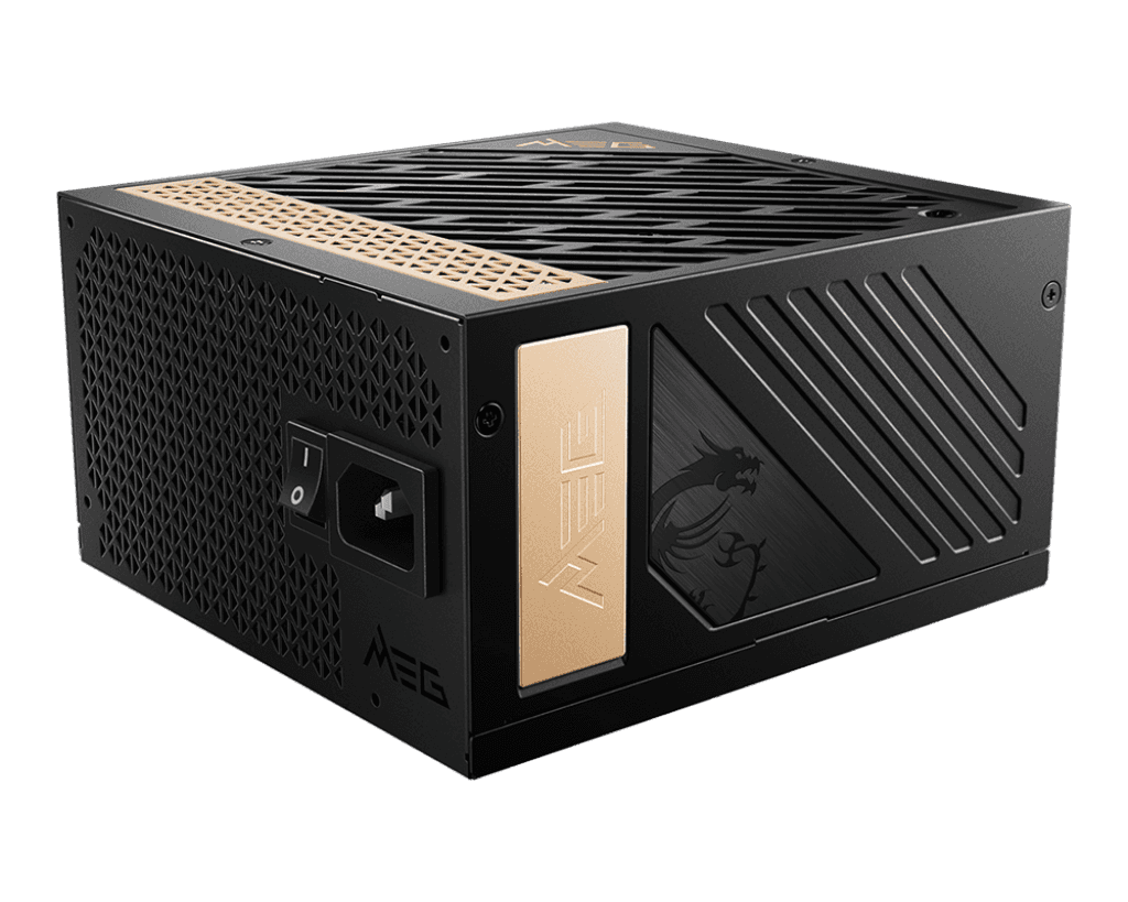 MSI MSI MEG Ai1300P PCIE5 1300W Power Supply (PSU), ATX 3.1 PCIe 5.1, Native 16-Pin, 80 PLUS Platinum | 306-7ZP4A18-CE0 - thumbnail 2