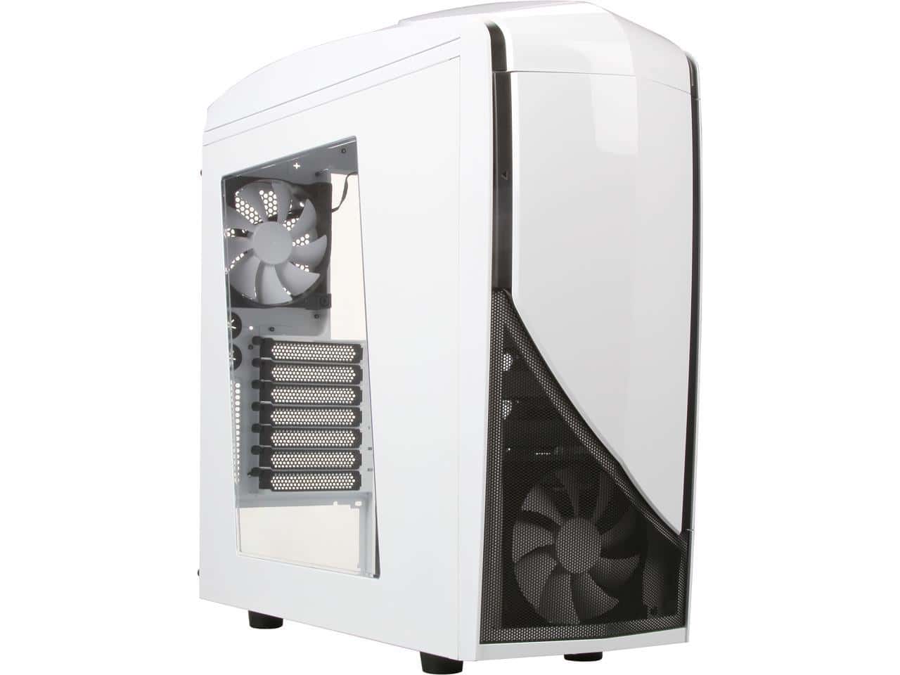 NZXT NZXT P240 GAMING COMPUTER CASE| MATTE BLACK/ORANGE - thumbnail 2