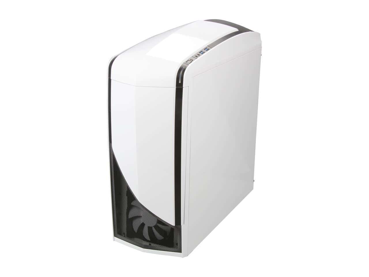 NZXT NZXT P240 GAMING COMPUTER CASE| MATTE BLACK/ORANGE - thumbnail 1