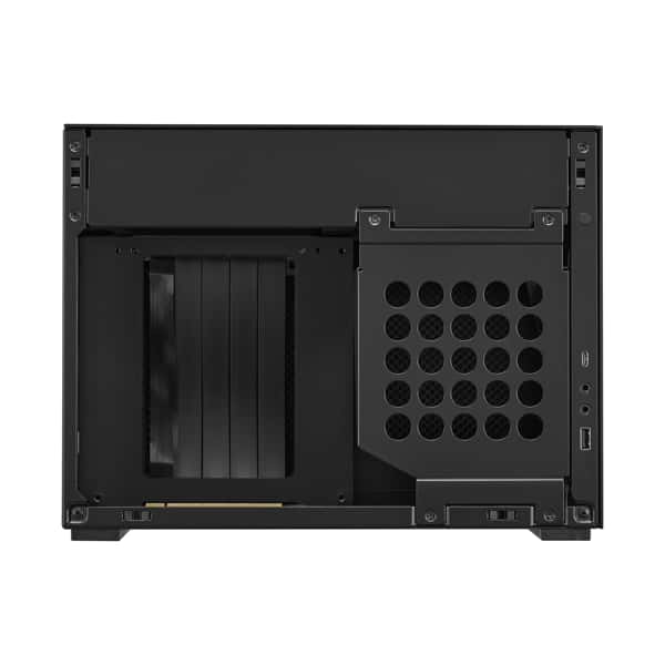 LIAN LI Lian Li A4 H2O PCIE 4.0 Mini-ITX Aluminum Case, 3 Expansion Slots, 2.5" Drive Bays, Up To 240mm Radiator Support, 120mm Fan Support, Max 55mm CPU Cooler Clearance, Black | G99.A4H2OX4.00 BL - thumbnail 5