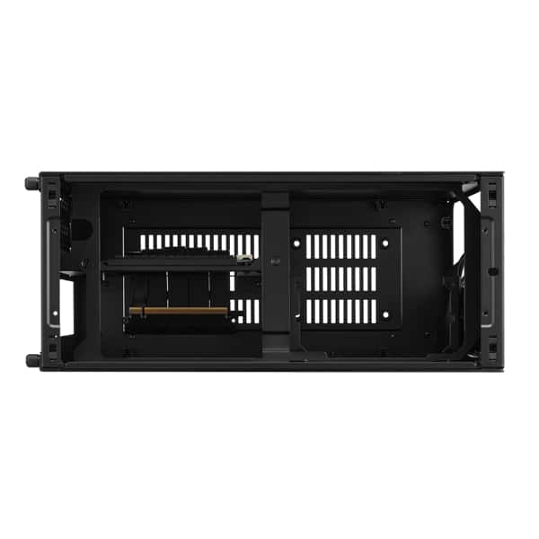 LIAN LI Lian Li A4 H2O PCIE 4.0 Mini-ITX Aluminum Case, 3 Expansion Slots, 2.5" Drive Bays, Up To 240mm Radiator Support, 120mm Fan Support, Max 55mm CPU Cooler Clearance, Black | G99.A4H2OX4.00 BL - thumbnail 3