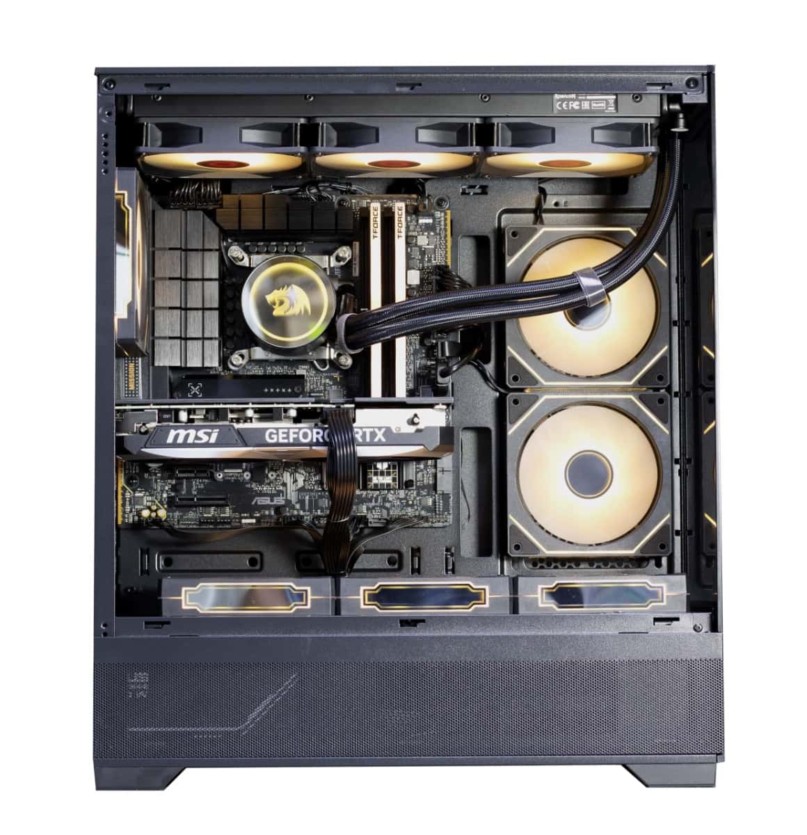Nanotech AMD 9700X X 4060Ti OC Gaming PC, AMD 9700X Ryzen 7 | Dual 4060Ti 8GB OC | 32GB (2x16GB) 6400MTs | 990 PRO 2TB | 850W | 240mm Cooler - thumbnail 3