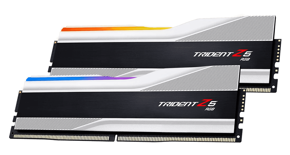 G.SKILL GSKIL TRIDENT Z5 RGB 6400 DDR5 RAM 32GB 2*16GB INTEL XMP READY,SILVER,F5-6400J3239G16GX2-TZ5RS,4713294231352,848354041351 - thumbnail 1