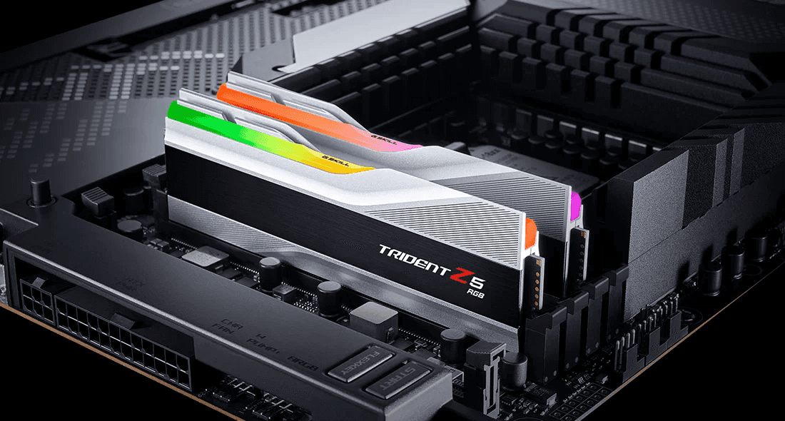 G.SKILL GSKIL TRIDENT Z5 RGB 6000 DDR5 RAM 64GB 2*32GB INTEL XMP READY,SILVER ,F5-6000J3040G32GX2-TZ5RS,4713294231932,848354041931 - thumbnail 6