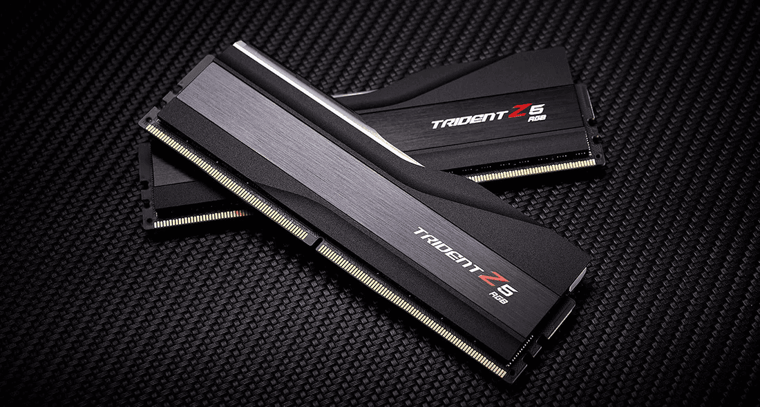 G.SKILL GSKIL TRIDENT Z5 RGB 7600 DDR5 RAM 32GB 2*16GB INTEL XMP BLACK,F5-7600J3646G16GX2-TZ5RK,4713294230317,848354040316 - thumbnail 3