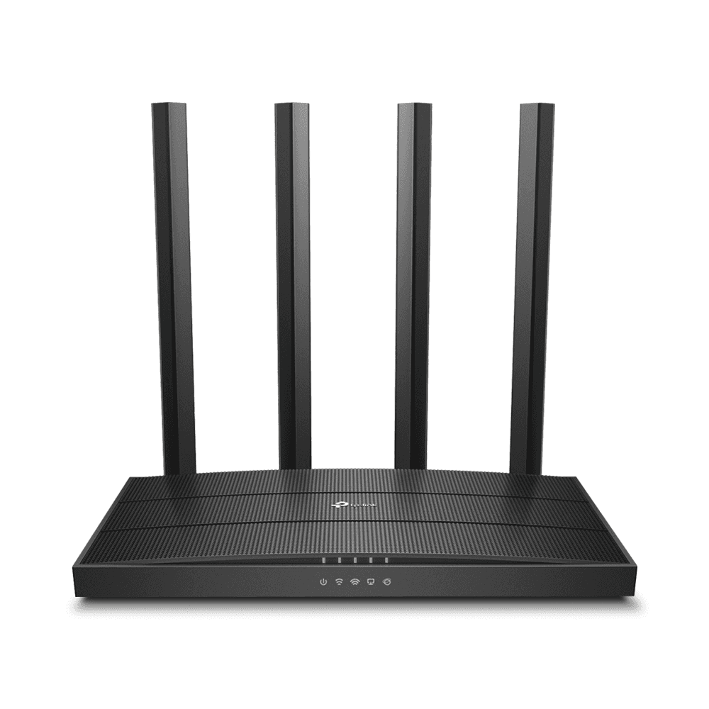 tp-link TP-Link Archer C6 AC1200 Wi-Fi Router, Dual Band 1200 Mbps Speed, Advanced Security with WPA3, Smart Roaming, Black | Archer C6 - thumbnail 1