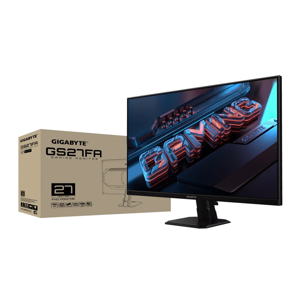 Gigabyte GIGABYTE GS27FA 27 Inches SS IPS Display, 180Hz, 1920 X 1080(FHD), 1Ms (MPRT) Response Time, 105% Srgb, HDR Ready, Flicker-Free, Black - thumbnail 4