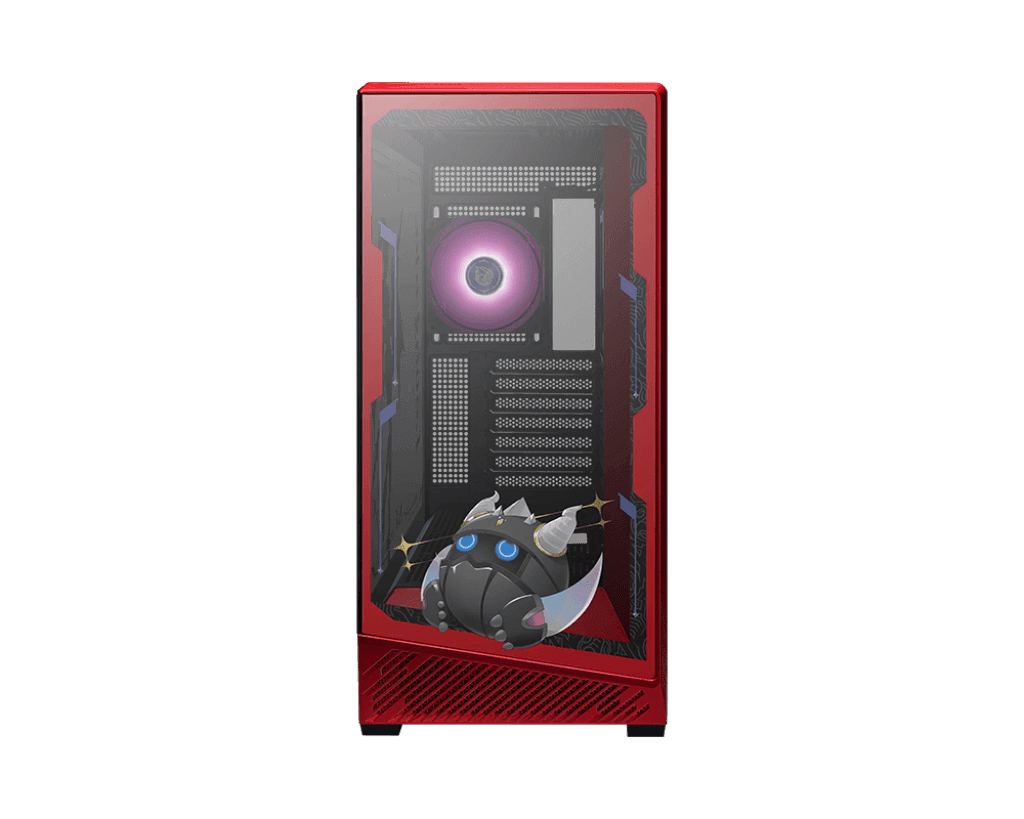 MSI MSI PANO 130R MLG Edition - Mid-Tower Gaming PC Case - Supports GPU up to 400 mm in Length, Removable Dust Filters, USB 20Gbps (Type-C), Back-Connect ATX & Micro-ATX Motherboard Support | 306-7G32M21-HH9 - thumbnail 4