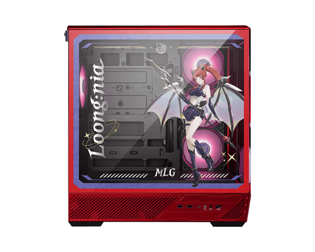 MSI MSI PANO 130R MLG Edition - Mid-Tower Gaming PC Case - Supports GPU up to 400 mm in Length, Removable Dust Filters, USB 20Gbps (Type-C), Back-Connect ATX & Micro-ATX Motherboard Support | 306-7G32M21-HH9 - thumbnail 5