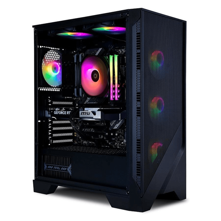 MSI Gaming PC: Core i7-14700F, RTX 5060 OC 8GB, 32GB DDR5, 1TB NVMe, 650W - thumbnail 1