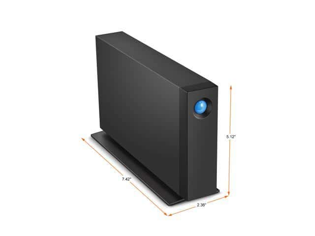 Lacie LaCie d2 Professional 16TB USB 3.1 Gen 2 External Hard Drive STHA16000800 Black - thumbnail 5