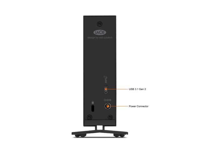 Lacie LaCie d2 Professional 16TB USB 3.1 Gen 2 External Hard Drive STHA16000800 Black - thumbnail 6
