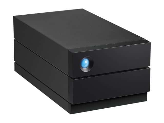 Lacie LaCie 2Big Raid 36TB USB-C External Hard Drive, Transfer Speeds up to 490 MB/s, 7200 RPM, For Mac and PC Desktop, Rescue Services, 2 x SATA 3.5" Drive Bays, Black | STHJ36000800 - thumbnail 2