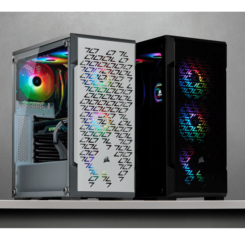 Asus CORSAIR ICUE 220T RGB AIRFLOW TG M-T SMART CASE BLACK   840006618584 - thumbnail 1