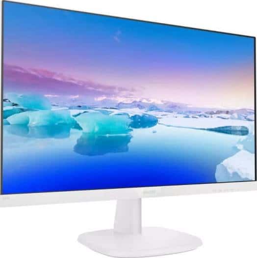 Hp Philips 23.8 inches FHD IPS ratio 16:9 Density 93 PPI White Monitor | 243V7QDAW - thumbnail 3