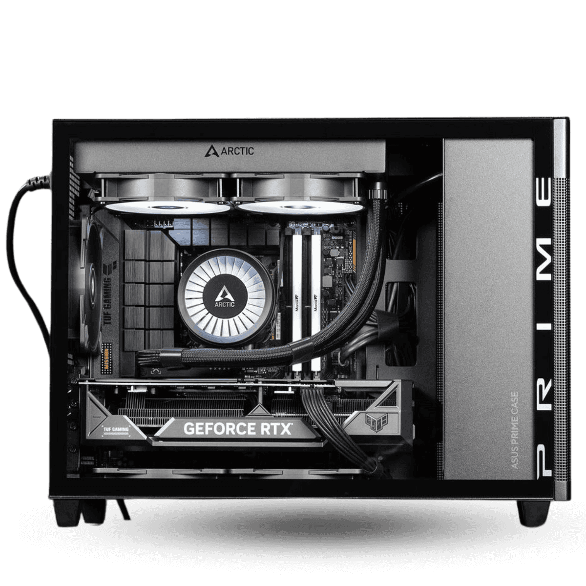 Asus Powered CAD Workstation, Intel Core i5-14400F 2.5 GHz 10-Core, GeForce RTX 4060 OC Edition 8GB, 850W 80+ GOLD, 1TB PCIe M.2, 32GB (2 x 16GB) DDR4, AG400 DIGITAL PLUS Cooler thumbnail 5