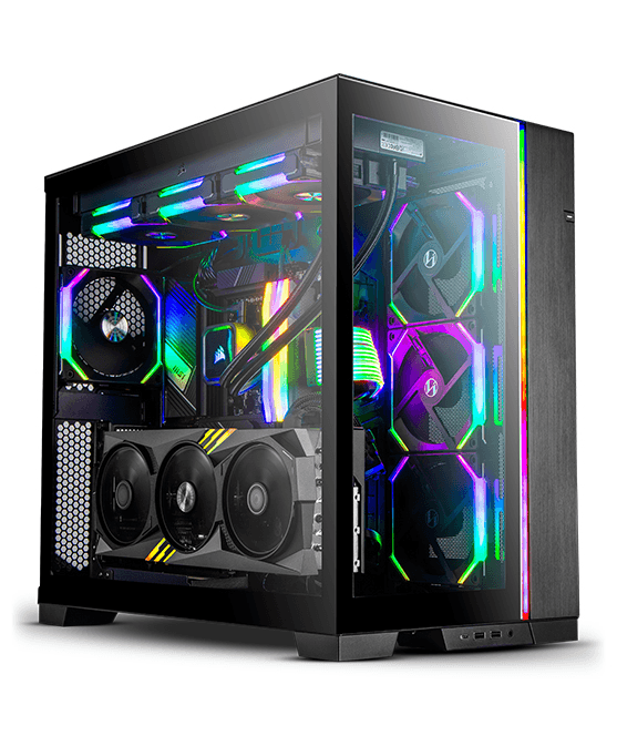 Ultimate Gaming PC Powered by 13th Gen Processor - Intel Core i9-13900K, Nvidia RTX 4090 24GB, 32GB RAM DDR5 5200Mhz, 2TB SSD Gen4, 1200W PSU, 360MM Liquid Cooler, Wi+BT, Vertical GPU - thumbnail 1