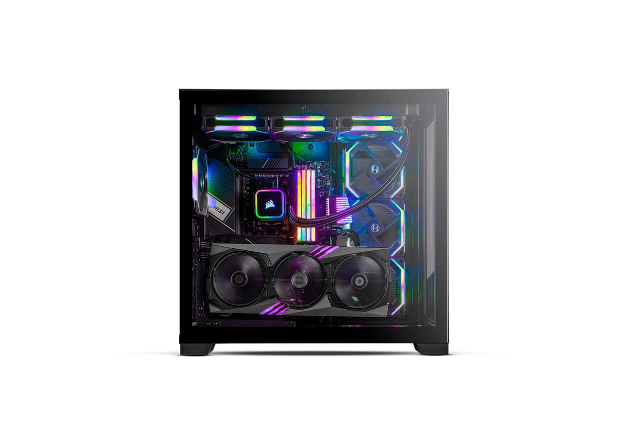 Ultimate Gaming PC Powered by 13th Gen Processor - Intel Core i9-13900K, Nvidia RTX 4090 24GB, 32GB RAM DDR5 5200Mhz, 2TB SSD Gen4, 1200W PSU, 360MM Liquid Cooler, Wi+BT, Vertical GPU - thumbnail 2