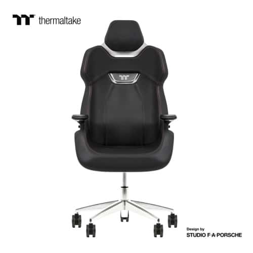Thermaltake Thermaltake Argent E700 Real Leather Gaming Chair, Design by Studio F. A. Porsche, 4D Adjustable Armrests, Wire-Control Mechanism, 4 Gas Lift-Glacier White - thumbnail 3