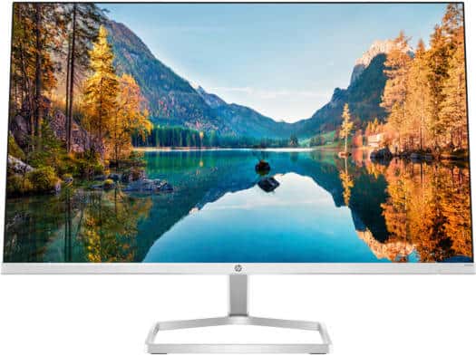 Hp  HP M24fw 23.8" Monitor, FHD 1920 x 1080 IPS Display, 75Hz Refresh Rate, 300 nits Brightness, 5ms Response Time, 16.7 Million Colors, 1 HDMI 1.4/1 VGA, AMD FreeSync,White | 2D9K1AS - thumbnail 4