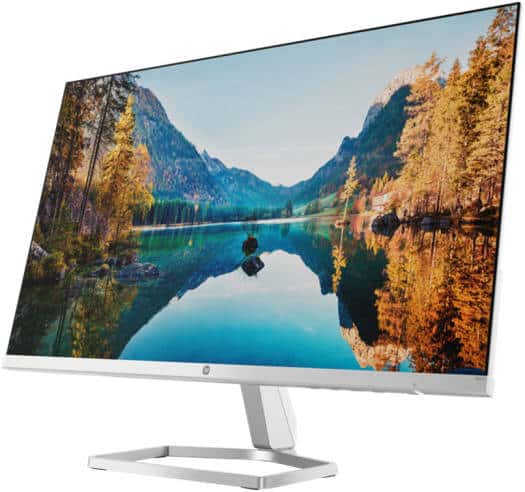 Hp  HP M24fw 23.8" Monitor, FHD 1920 x 1080 IPS Display, 75Hz Refresh Rate, 300 nits Brightness, 5ms Response Time, 16.7 Million Colors, 1 HDMI 1.4/1 VGA, AMD FreeSync,White | 2D9K1AS - thumbnail 5