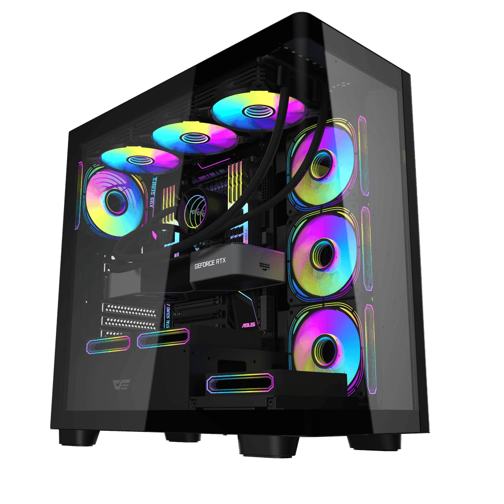 Gaming PC Powered By MSI - AMD 7600X, 5060 8GB, 16GB Ram, 1TB SSD, 850W. - thumbnail 1