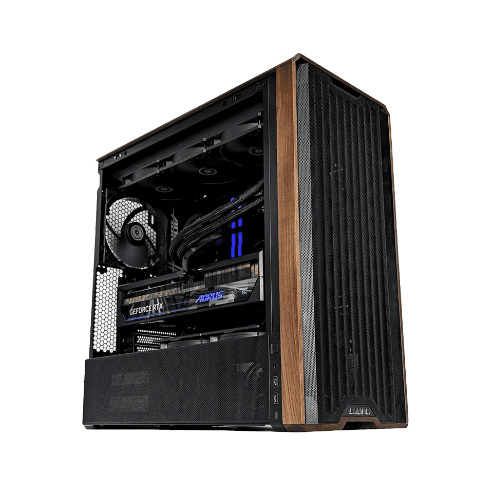 Nanotech Professional Workstation: AMD Threadripper 7970X + RTX 5090 OC, 256GB ECC RAM, 4TB Gen5 SSD + 8TB HDD, 1600W PCle 5 - thumbnail 1