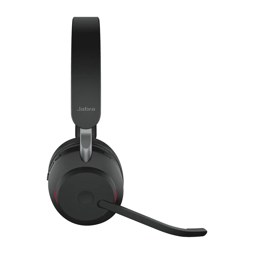 Jabra Jabra Evolve2 65 UC Stereo Wireless Headset, Link 390a USB-A Adapter, Desk Stand Included, Black – 26599-989-989 - thumbnail 4