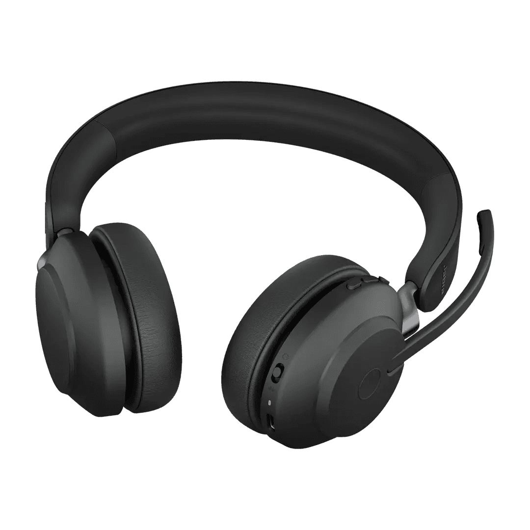 Jabra Jabra Evolve2 65 UC Stereo Wireless Headset, Link 390a USB-A Adapter, Desk Stand Included, Black – 26599-989-989 - thumbnail 5